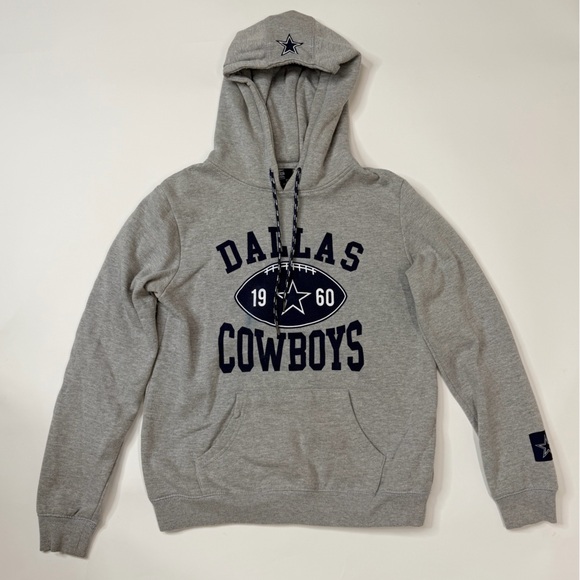 NFL Tops - NFL Dallas Cowboys Gray Hoodie Women’s Pro Game Day Gear Football Sports Team 26